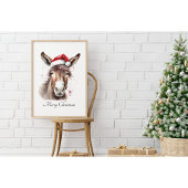 Merry Little Christmas Donkey, Brauch Poster
