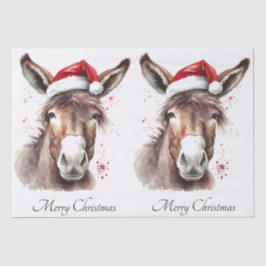 Merry Little Christmas Donkey, Brauch Seidenpapier