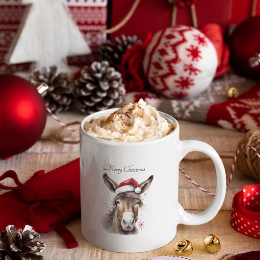 Merry Little Christmas Donkey, Brauch Tasse