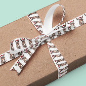 Merry Little Christmas Donkey Satinband