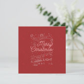 Merry Little Christmas Flat oder Foto Card 5.25 (Stehend Vorderseite)