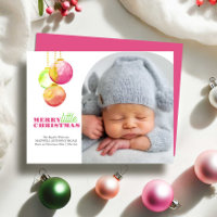Merry Little Christmas Foto Geburtshinweise