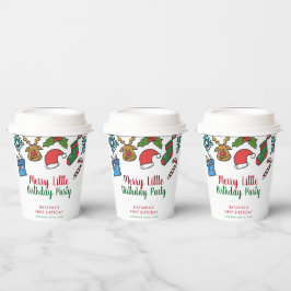 Merry Little Christmas Geburtstag Custom Paper Cup Pappbecher