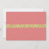 Merry Little Christmas Geburtstag Foto Dankeskarte (Rückseite)