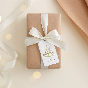 Merry Little Christmas Geschenkanhänger