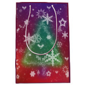 Merry Little Christmas Geschenktasche Mittlere Geschenktüte (Vorderseite)