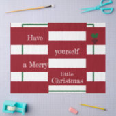 "Merry Little Christmas" - Gewebepapier Seidenpapier (Basteln)