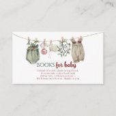 Merry Little Christmas Girl Clothes Books for Baby Begleitkarte (Vorderseite)