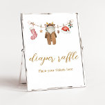 Merry Little Christmas Kleidung Baby Dusche Poster<br><div class="desc">Machen Sie mit dieser Weihnachtsdusche Ihr Event mit unserem niedlichen und liebevoll bedruckten Diaper Raffle Sign mit bezauberndem Clothesline Baby Shower Thema. Laden Sie diese Touch herunter,  personalisieren Sie sie und schaffen Sie bleibende Erinnerungen! BS974</div>