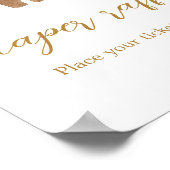 Merry Little Christmas Kleidung Baby Dusche Poster (Ecke)