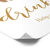 Merry Little Christmas Kleidung Baby Duschgetränke Poster (Ecke)