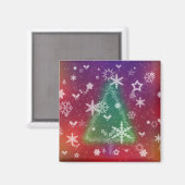 Merry Little Christmas Magnet (Vorderseite/Rückseite)