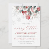 Merry Little Christmas Party Einladung (Vorderseite)