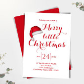 Merry Little Christmas Party Einladung