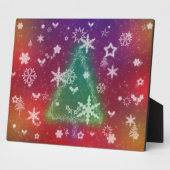 Merry Little Christmas Plaque Fotoplatte (Seite)