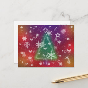 Merry Little Christmas Postcard Postkarte
