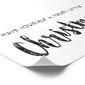 Merry Little Christmas Poster (Ecke)