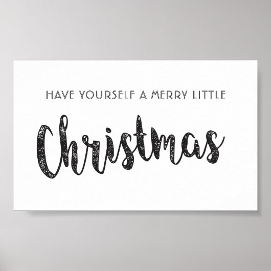 Merry Little Christmas Poster (Vorne)