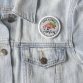 Merry Little Christmas Red Truck Button (Beispiel)