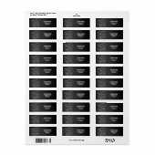 Merry Little Christmas Script Chalkboard Holiday (Vorne)