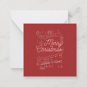 Merry Little Christmas Stationery Mitteilungskarte