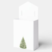 Merry Little Christmas Tree Baby Shower Geschenkschachtel (Geöffnet)