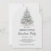 Merry Little Christmas Tree Party Einladung (Vorderseite)