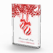 Merry Little Christmas Watercolor Splash Fotoblock (Rechts)