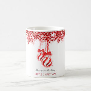 Merry Little Christmas Watercolor Splash Kaffeetasse