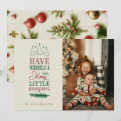 Merry Little Christmas | Weihnachten im Foto (Vorne/Hinten)