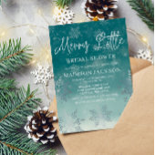 Merry Little Christmas Winter Brautparty Einladung