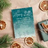 Merry Little Christmas Winter Brautparty Einladung