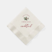 Merry Little Cocktail Christmas Napkins Serviette (Ecke)