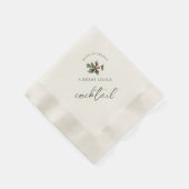 Merry Little Cocktail Christmas Napkins Serviette (Ecke)