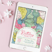 Merry Little December Birthday Party Einladung