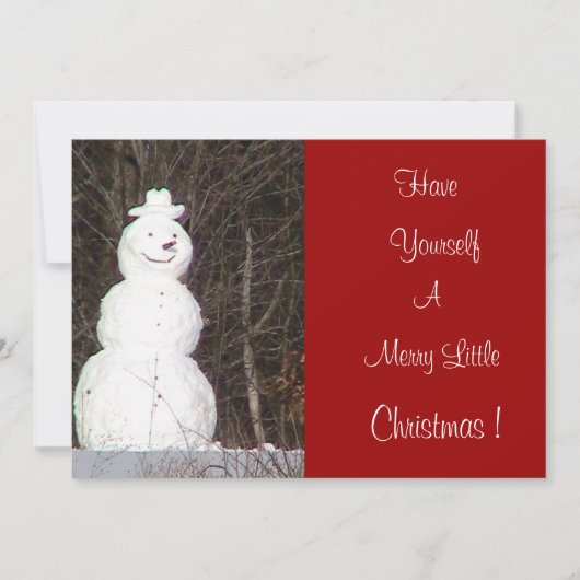 Merry Little Einladung (Vorderseite)