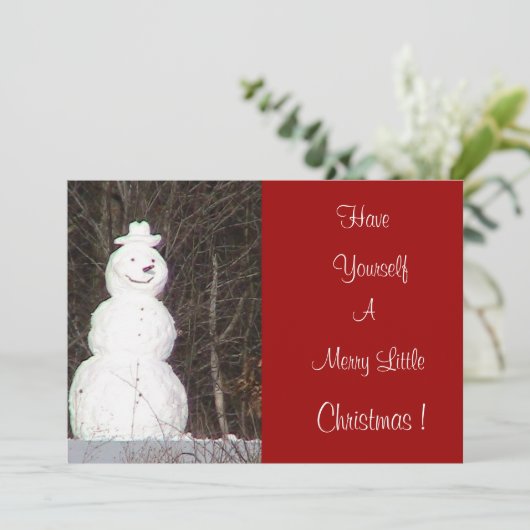 Merry Little Einladung (Stehend Vorderseite)