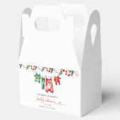 Merry Little Floral Christmas Weihnachtsdusche Geschenkschachtel (Geöffnet)