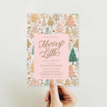 Merry Little Girl Baby Shower Einladung<br><div class="desc">Eine elegante Winter Girl Baby Shower Einladung macht eine elegante und glitzernde Aussage. Mit einer Touch von Charme und festlichem Glamour,  laden diese ein,  den Weihnachtsgeist und die Begeisterung für Ihre neue Ankunft zu wecken. Matching Artikel in unserem Shop Cava Party Designs.</div>