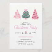Merry Little Girls Night Christmas Party  Einladung (Vorderseite)
