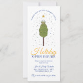 Merry Little Holiday Open House Party Einladung (Vorderseite)