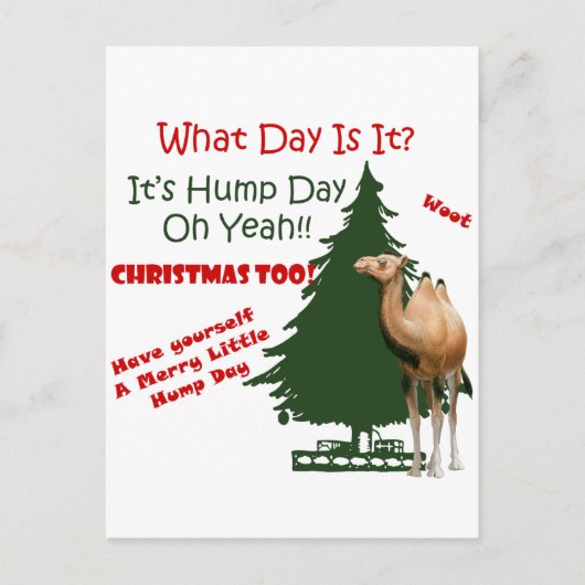 Merry Little Hump Day Weihnachten (Vorderseite)