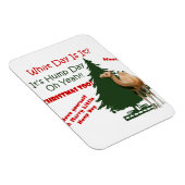 Merry Little Hump Day Weihnachten Magnet (Rechte Seite)
