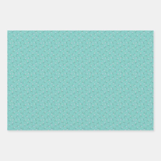 Merry Little Mice - Christmas Wrapping Paper Trio Geschenkpapier Set (Vorderseite 3)