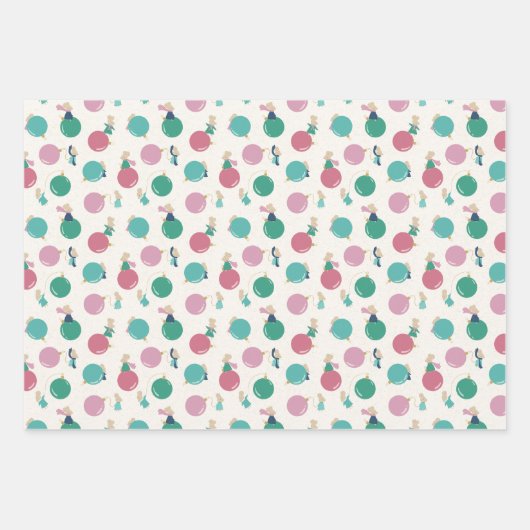 Merry Little Mice - Christmas Wrapping Paper Trio Geschenkpapier Set (Vorderseite 2)