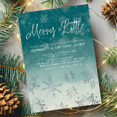 Merry Little Snowflakes Baby Dusche Einladung