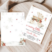 Merry Little Wappen Baby Dusche Einladung