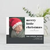 Merry Little Weihnachtsfeiertag Ankündigung (Stehend Vorderseite)