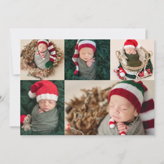 Merry Little Weihnachtsfeiertag Ankündigung (Rückseite)