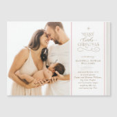 Merry Little Weihnachtsfeiertag Ankündigung (Vorderseite)